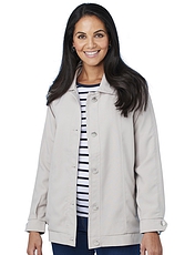 Blouson Jacket With Piping Beige