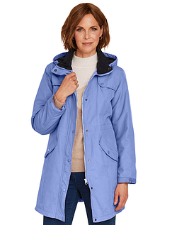 Fleece Lined Waterproof Fabric Jacket 36 Inch - Dusky Lavender