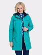 Fleece Lined Waterproof Fabric Jacket 36 Inch Rose