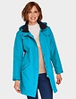 Fleece Lined Waterproof Fabric Jacket 36 Inch Rose