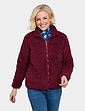 Supersoft Fleece Zip Jacket Burgundy