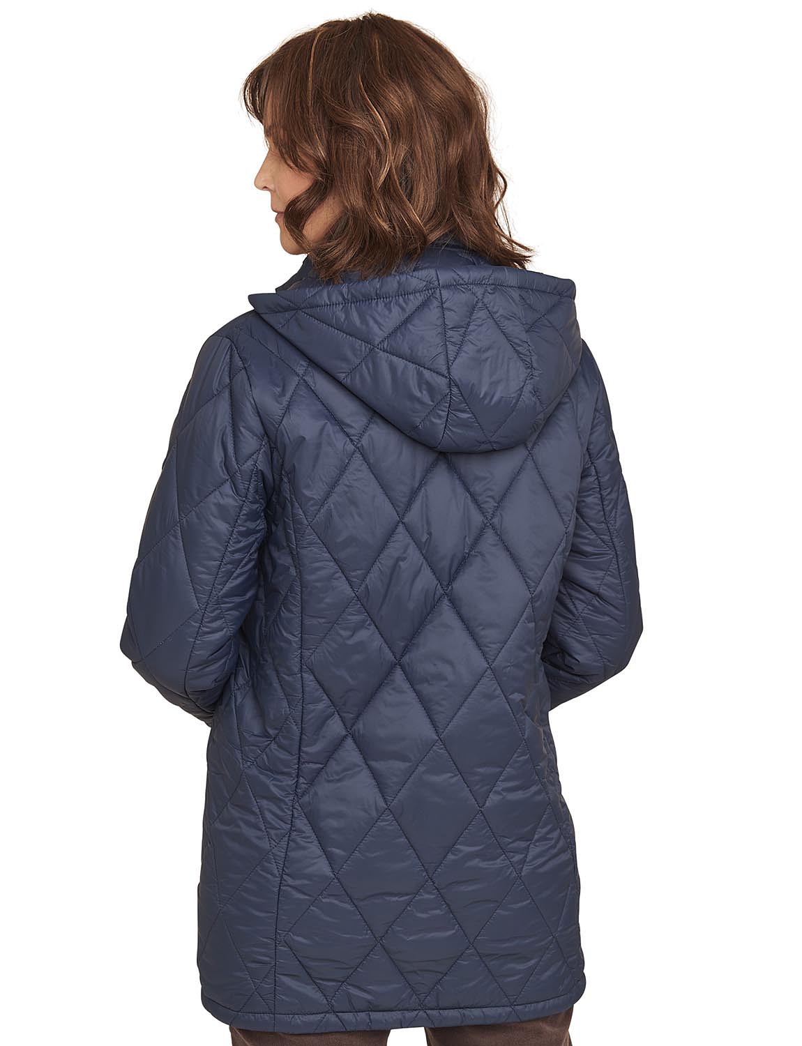 Detachable hood lightweight shop diamond quilted coat