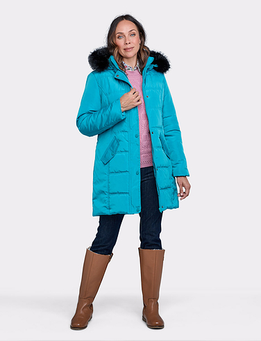 Parka Style Jacket With Detachable Hood