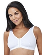 Cotton Front Fastening Magic Bra White