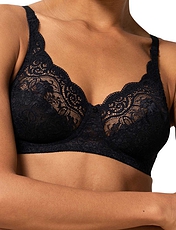 Triumph Amourette 300 Non-Wired Bra Black