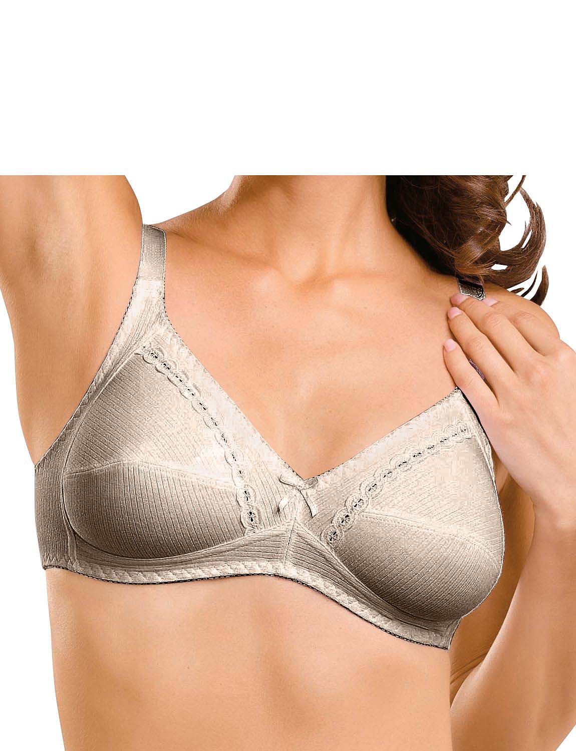 Naturana Soft Cup Front Fastening Bra