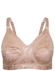 Jacquard Soft Cup Bra Nude