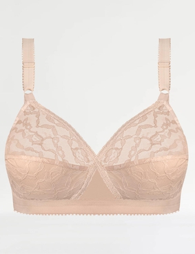 Playtex Cross Your Heart Bra - Skin