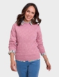 Cable and Diamond Design Jumper Wine