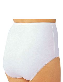 Pack Of 6 Cotton Briefs White