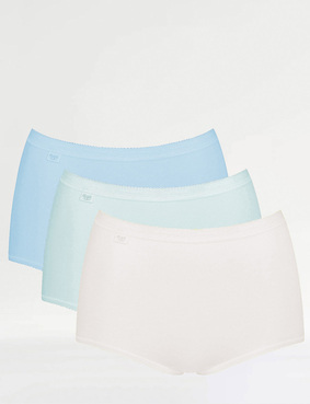 Pack Of 3 Sloggi Basic Maxi Brief Black