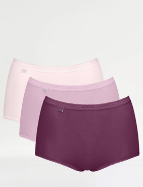 Pack Of 3 Sloggi Basic Maxi Brief Black