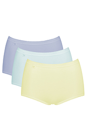 Pack Of 3 Sloggi Basic Maxi Brief Assorted