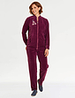 Velour Leisure Suit Damson