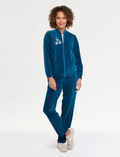 Velour Leisure Suit Damson