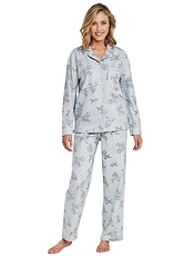 Winceyette Pyjamas Aqua