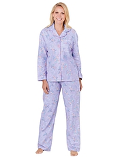 Winceyette Pyjamas Aqua