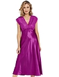 Luxury Satin and Lace Nightdress Ash