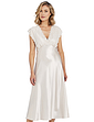 Luxury Satin and Lace Nightdress Ash