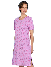 Pack Of 3 Short Sleeve Print Nightdresses Aqua