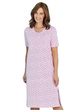 Pack Of 3 Short Sleeve Print Nightdresses Aqua