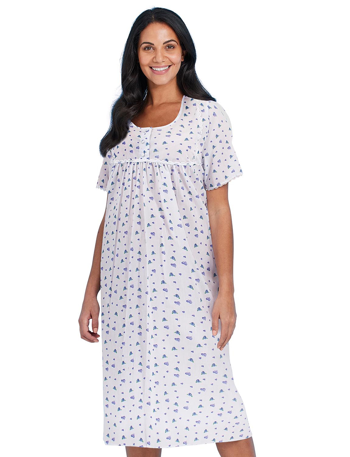 Nursing nightgown with on sale sleeves