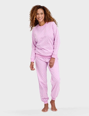 Cotton Jersey Ski Pyjama Aqua