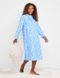 Winceyette Nightdress Aqua