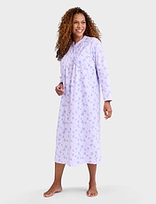 Winceyette Nightdress Aqua