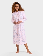 Winceyette Nightdress Aqua