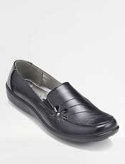 Ladies Slip On Comfort Shoe Black