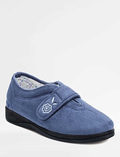 Padders Camilla Extra Wide EE Fit Slipper Blue