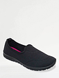 Slip On Shoe With Contrast Insole Grey