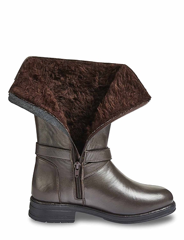 Wide Fit Calf Length Thermal Boot