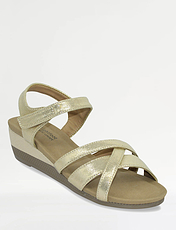 Wide E Fit Occasionwear Sandal Gold