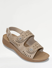 Twin Touch Fasten Sandal Grenada Beige