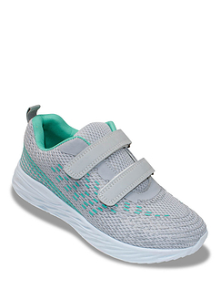 Touch Close Wide EE Fit Lightweight Mesh Shoe Grey