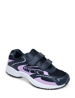 Wide EE Fit Touch and Close Trainer Navy