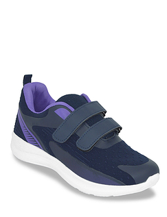 Touch Fasten Wide EE Fit Lightweight Shoes Navy