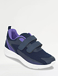 Touch Fasten Wide EE Fit Lightweight Shoes Navy