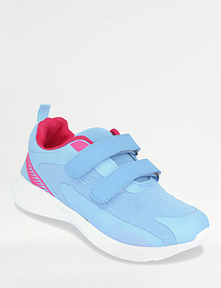 Touch Fasten Wide EE Fit Lightweight Shoes - Pale Blue