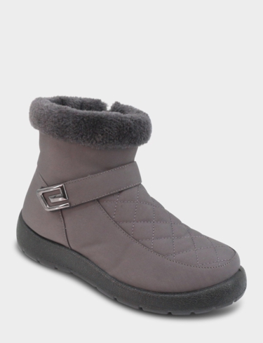 Wide EE Fit Quilted Top Side Zip Showerproof Boot