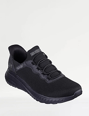 Skechers Bobs Sport Wide Fit Slip In Trainer Taupe