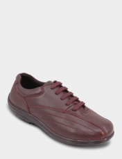 Extra Wide EEE Lace Up Leather Shoe Black