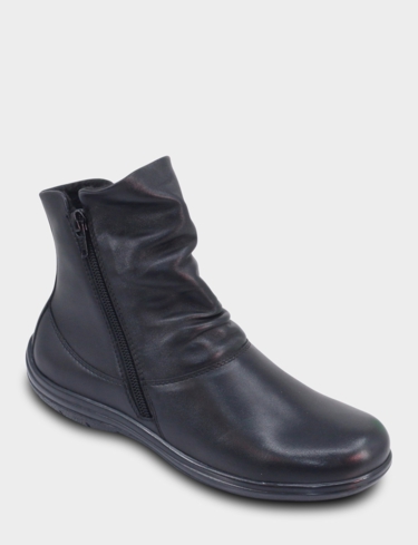 EE Fit Twin Zip Slouch Thermal Lined Leather Boot