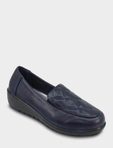 Dr Lightfoot Slip On Quilted Top EE Fit Shoe