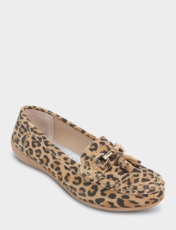 Leopard Leather Loafer Leopard