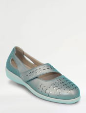 Wide Fit Comfort Bar Shoe Beige