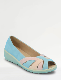 Lattice Work EE Wide Fit Sandal Metallic