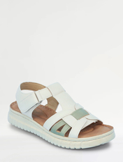 Dr Keller Touch Fasten E Fit Sandal Stone